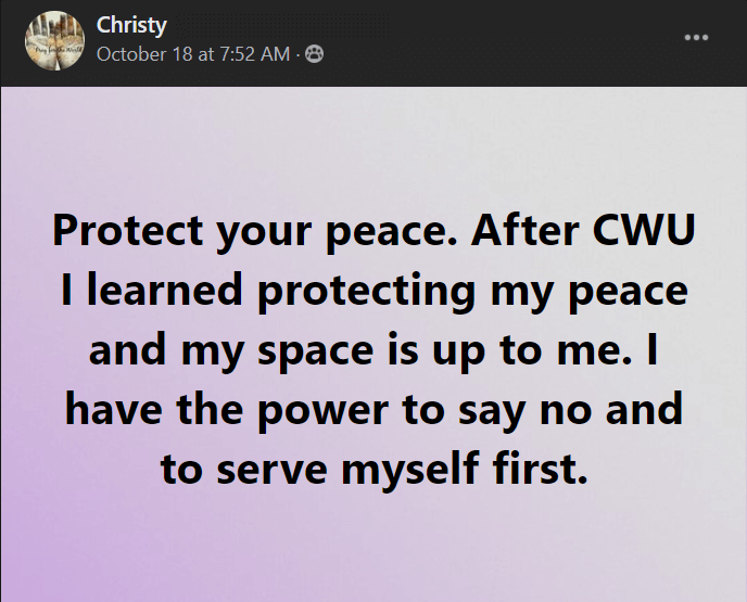 Christy P Peace