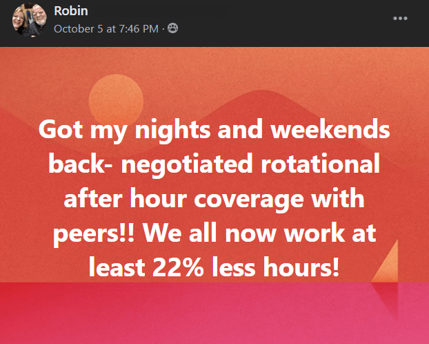 Robin M FB Post