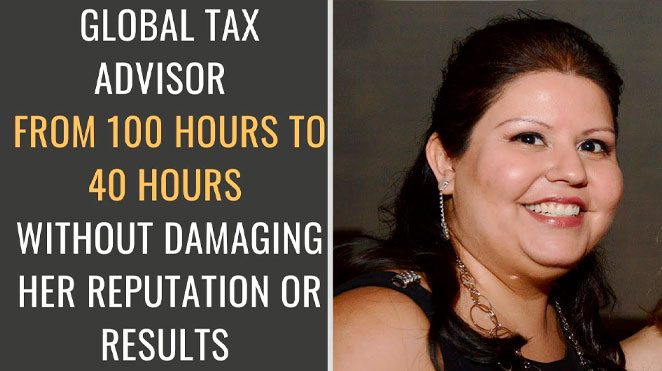 A CWU testimonial from a Global Tax Advisor who went from working 100 hours to just 40.