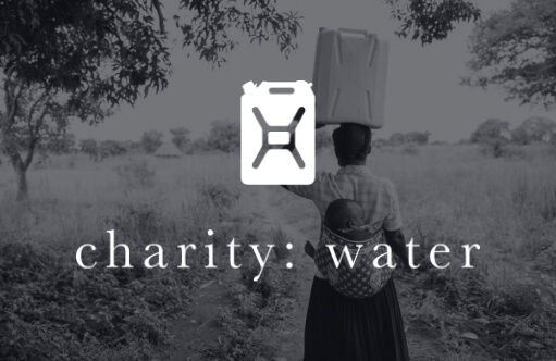 Charity: water logo